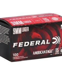 Federal American Eagle 9mm Ammo 115 Grain Full Metal Jacket - AE9DP100