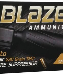 Blazer Brass Clean-Fire Suppressor, 45 Auto, 230 Grain, Total Metal Jacket, 800 fps