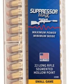 Suppressor Max, 22 LR, 45 Grain, Segmented Hollow Point, 970 fps