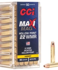 Maxi-Mag, 22 WMR, 40 Grain, Jacketed Hollow Point, 1875 fps