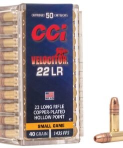 Velocitor HP, 22 LR, 40 Grain, Copper Plated Hollow Point, 1435 fps
