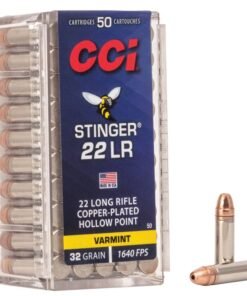 Stinger, 22 LR, 32 Grain, Copper Plated Hollow Point, 1640 fps