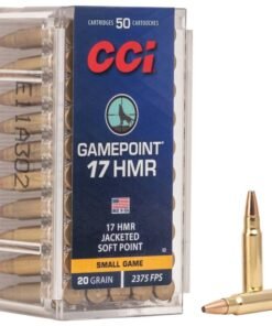 Gamepoint, 17 HMR, 20 Grain, Jacketed Soft Point, 2375 fps