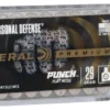 Personal Defense Punch Rimfire, 22 LR, 29 Grain, Nickel Plated Flat Nose, 1080 fps
