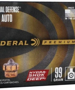 Personal Defense Hydra-Shok Deep, 380 Auto, 99 Grain, Hydra-Shok Deep Jacketed Hollow Point, 975 fps