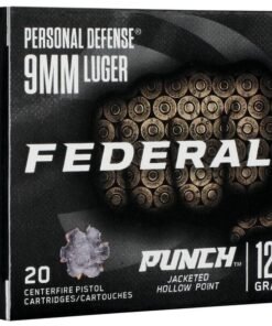 Personal Defense Punch, 9mm Luger, 124 Grain, Jacketed Hollow Point, 1150 fps