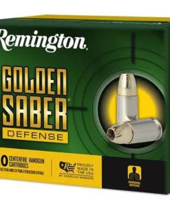 Golden Saber Defense, 38 Special +P, 125 Grain, Brass Jacketed Hollow Point, 975 fps