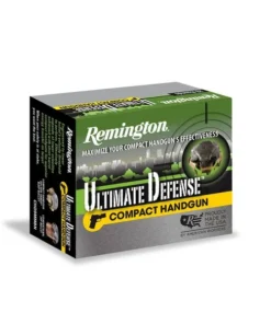 Ultimate Defense Compact Handgun, 380 Auto, 102 Grain, Brass Jacketed Hollow Point, 815 fps
