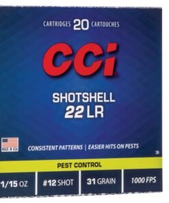 Rimfire Shotshell, 22 LR, 12 Shot, 1000 fps